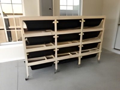 Space - Saving Rolling Rat Breeding Racks | Fully Assembled - Stumps Custom Wood