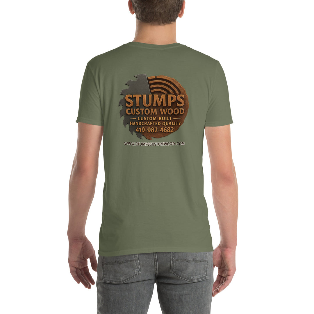 Stumps Custom Wood Short - Sleeve Unisex T-Shirt - Stumps Custom Wood