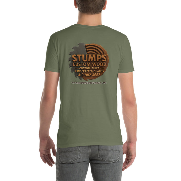 Stumps Custom Wood Short - Sleeve Unisex T-Shirt - Stumps Custom Wood