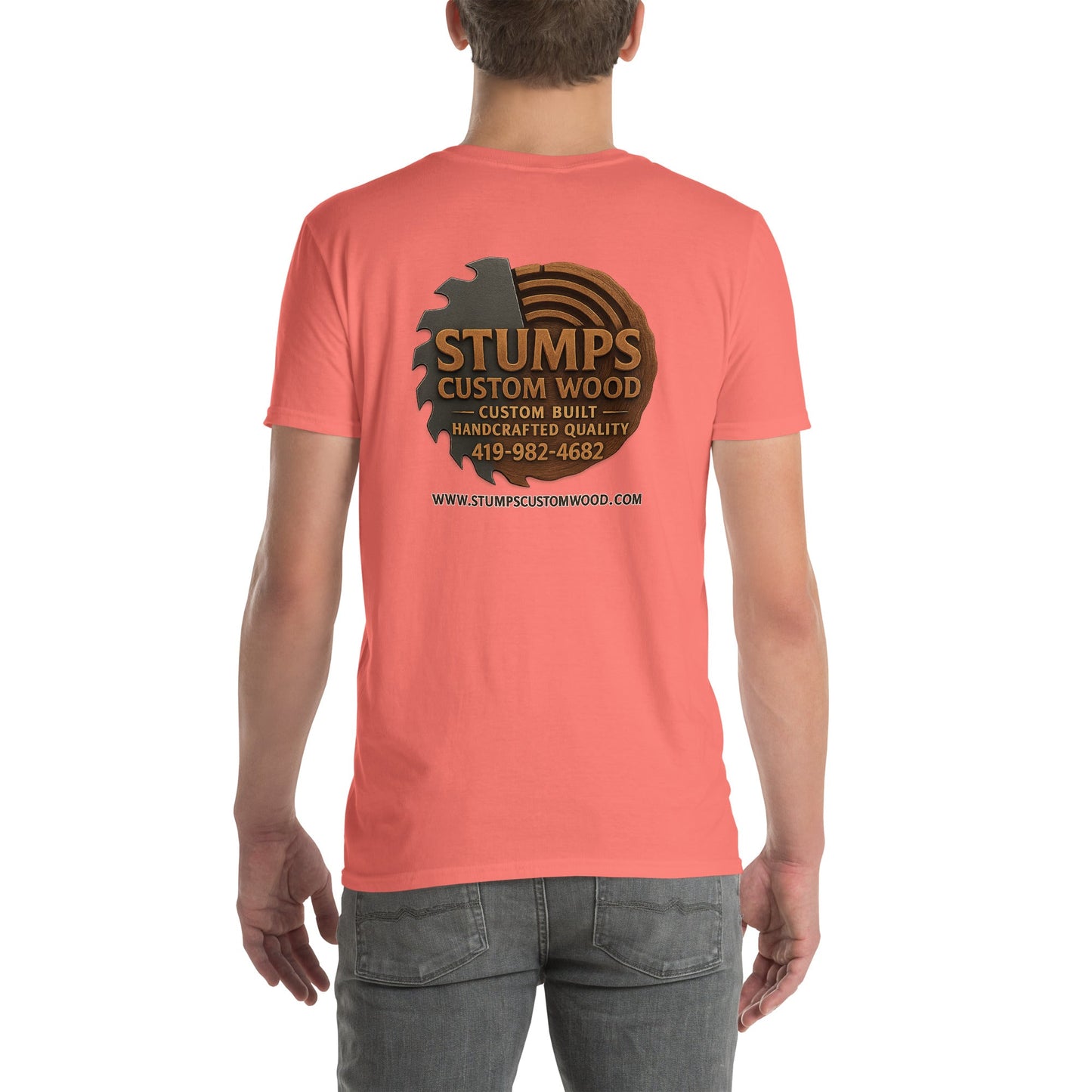 Stumps Custom Wood Short - Sleeve Unisex T-Shirt - Stumps Custom Wood