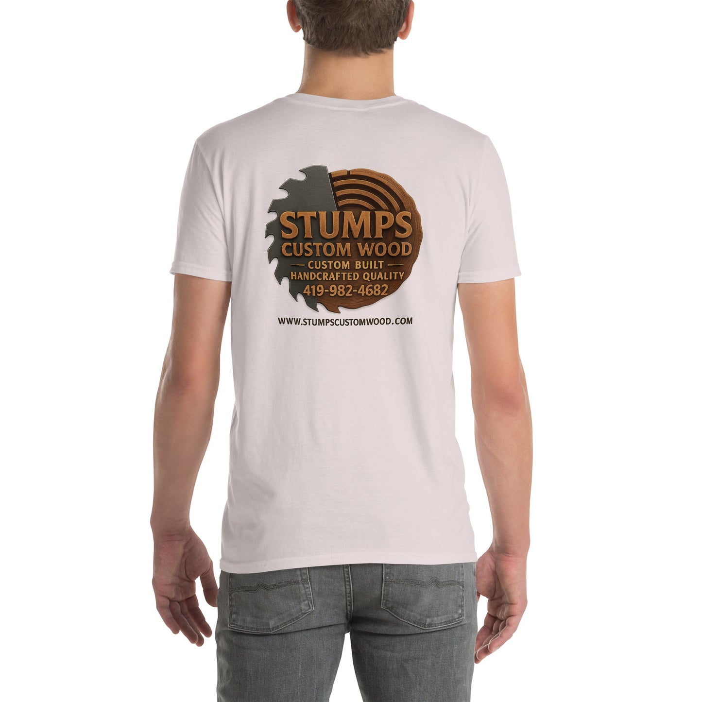 Stumps Custom Wood Short - Sleeve Unisex T-Shirt - Stumps Custom Wood