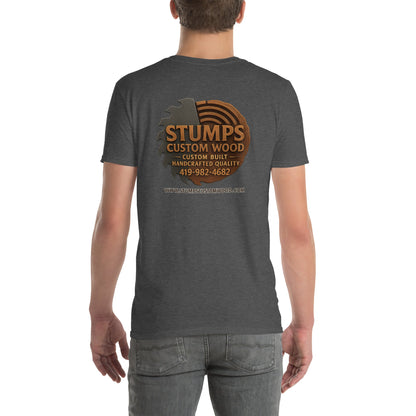 Stumps Custom Wood Short - Sleeve Unisex T-Shirt - Stumps Custom Wood