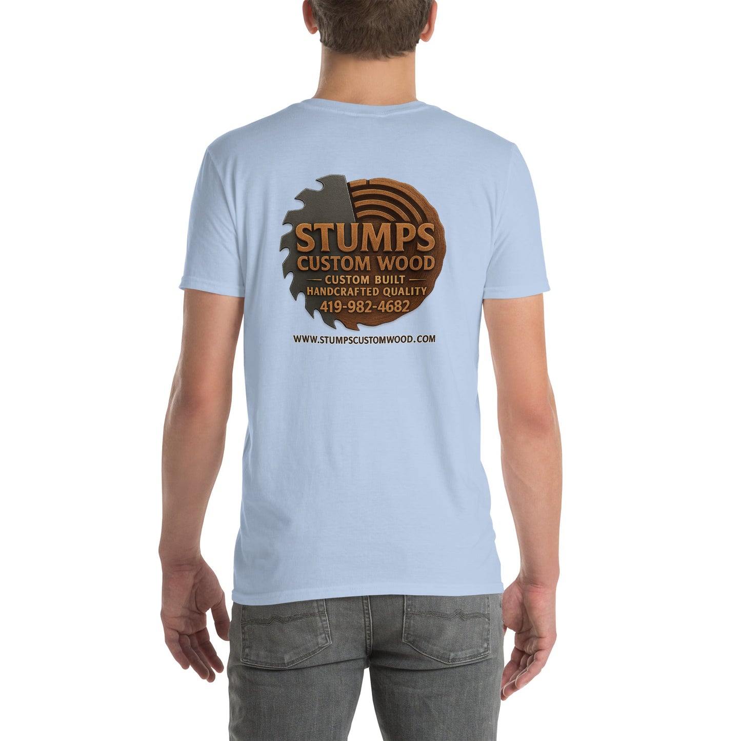 Stumps Custom Wood Short - Sleeve Unisex T-Shirt - Stumps Custom Wood