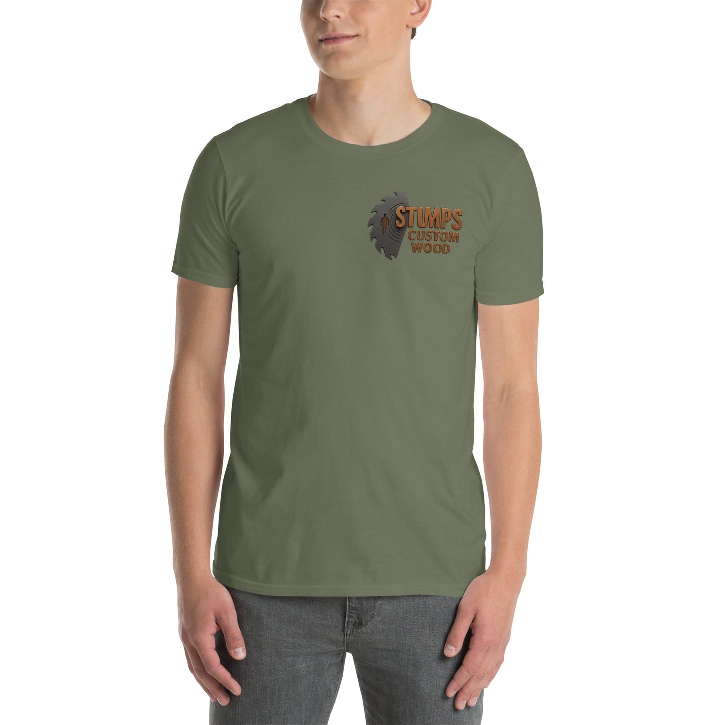 Stumps Custom Wood Short - Sleeve Unisex T-Shirt - Stumps Custom Wood