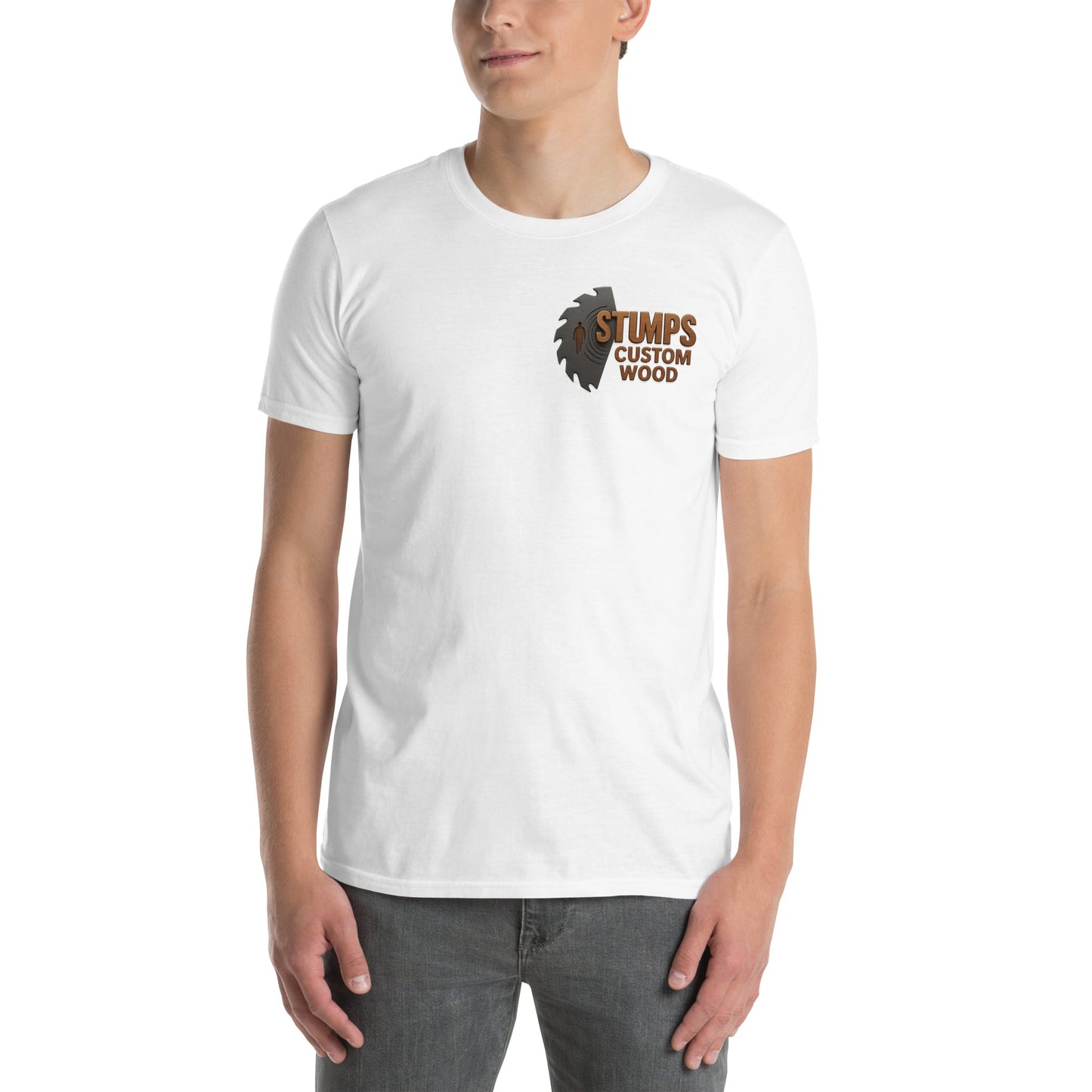 Stumps Custom Wood Short - Sleeve Unisex T-Shirt - Stumps Custom Wood