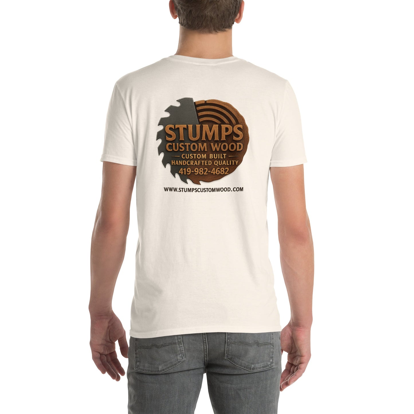 Stumps Custom Wood Short - Sleeve Unisex T-Shirt - Stumps Custom Wood