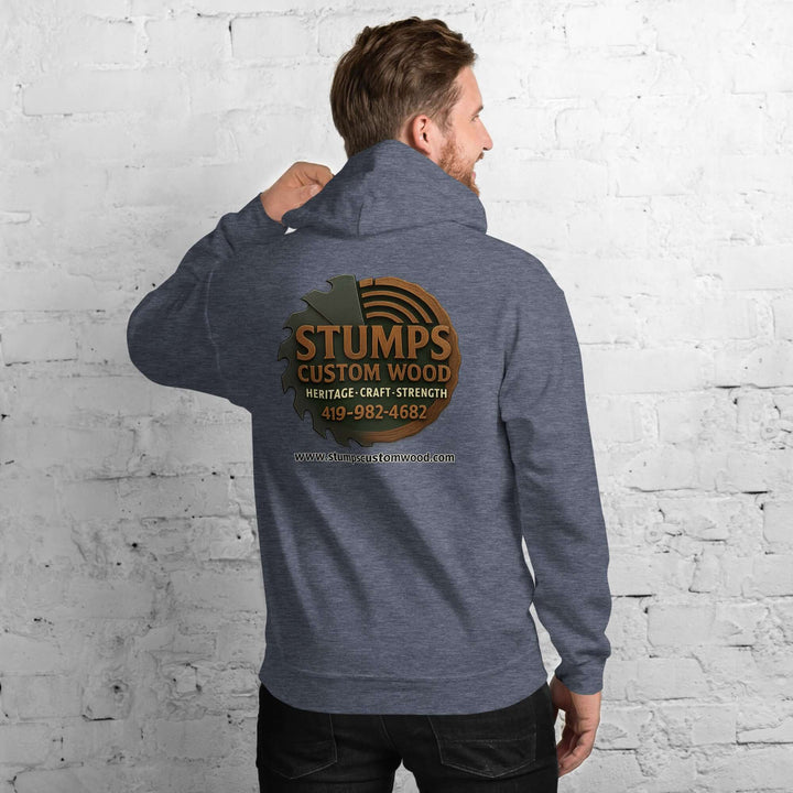 Unisex Hoodie Stumps Custom Wood Unisex Hoodie - Stumps Custom Wood