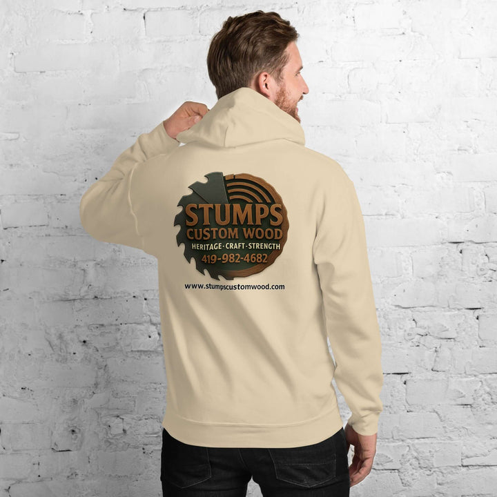 Unisex Hoodie Stumps Custom Wood Unisex Hoodie - Stumps Custom Wood