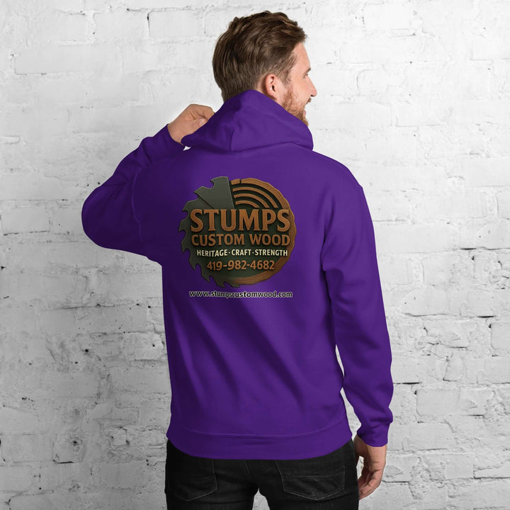 Unisex Hoodie Stumps Custom Wood Unisex Hoodie - Stumps Custom Wood