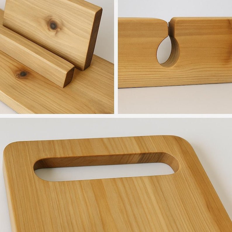 wooden bathtub tray with book holder: Wooden Bath Tub Caddy - Stumps Custom Wood