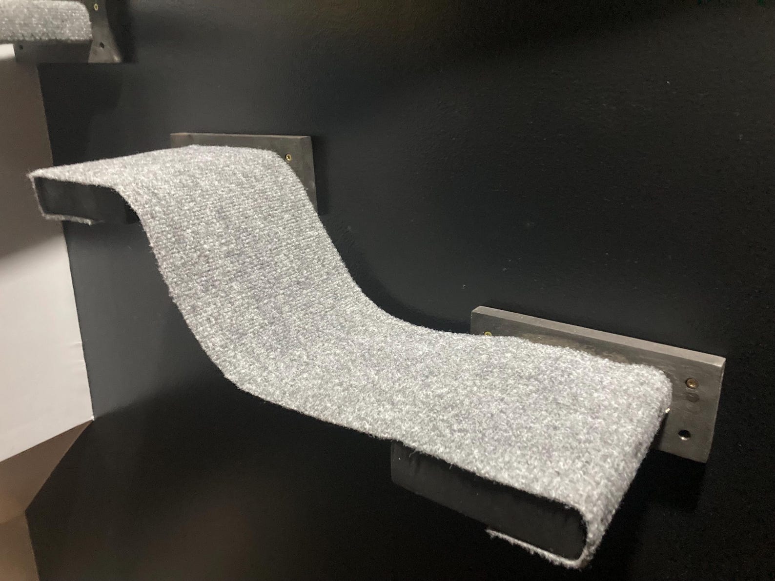 Wooden Cat Wall Bridge: Wooden Hanging Walkway - Stumps Custom Wood