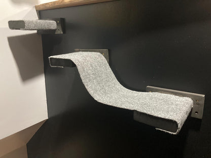 Wooden Cat Wall Bridge: Wooden Hanging Walkway - Stumps Custom Wood