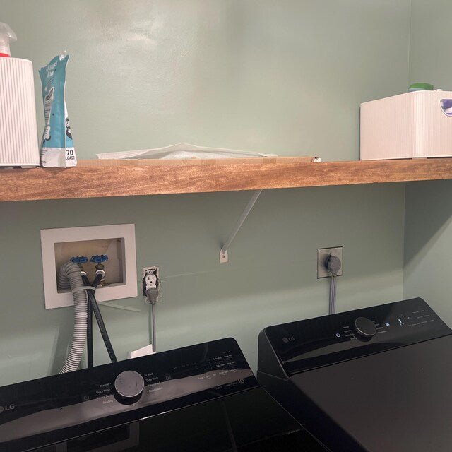 Wooden Wire Shelf Covers | Custom Floating Shelf Tops - Stumps Custom Wood